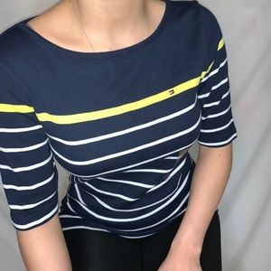🌅Tommy Hilfiger Mid-Sleeve Top🎆